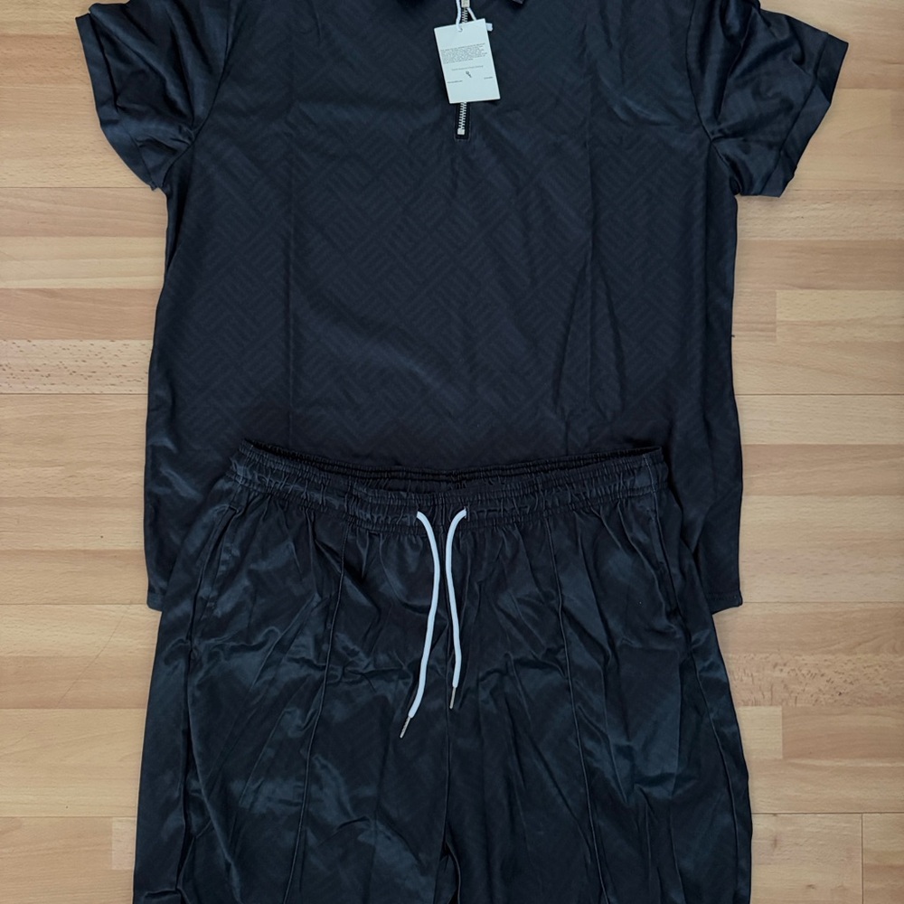 NWT Duval North America Black Tonal Golf Matching Set - Mens XXXL